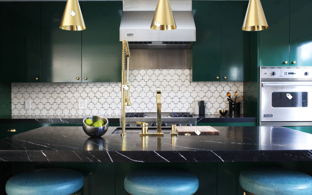 Kitchen Trend: These Jewel-Toned Cabinets Really Shine