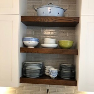 Floating shelves in Minneapolis