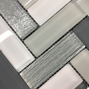 Herringbone Glass Tiles