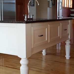 white kitchen island