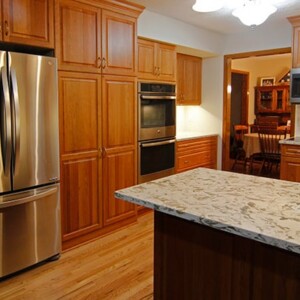 Cherry kitchen cabinets from Decor