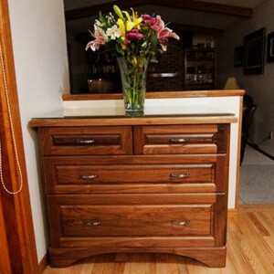 Custom Walnut Hutch