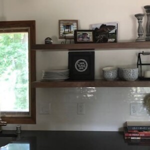 Floating shelves